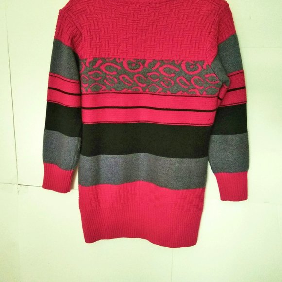 Turtleneck knitted Sweater/Mini Dress - Picture 6 of 7